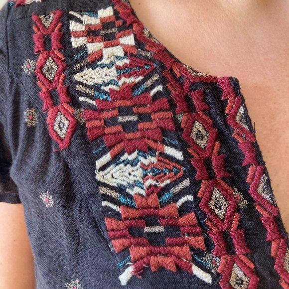 SOLD Free People - Jumper - Black Patterned - M - Picture 2 of 8